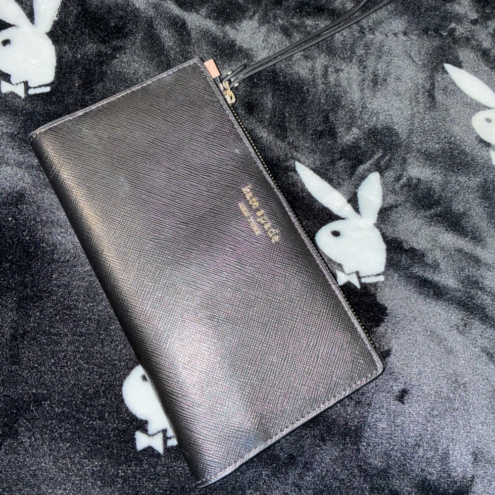 Kate Spade Black Wristlet